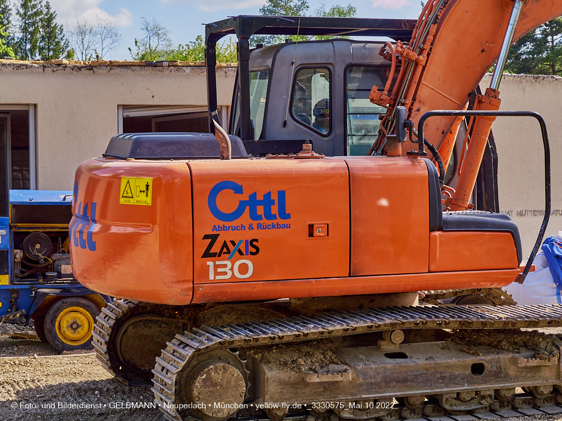 10.05.2022 - Baustelle am Haus für Kinder in Neuperlach